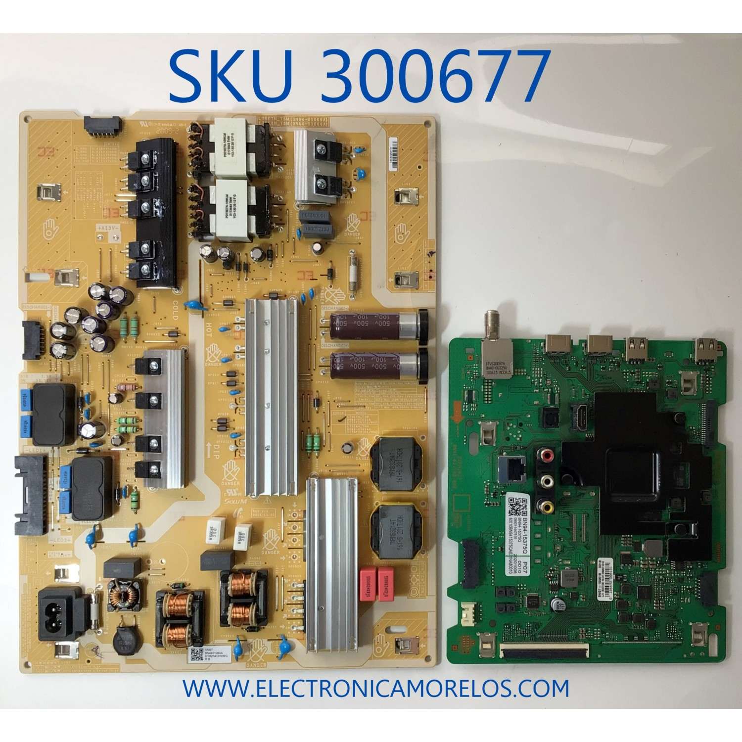 KIT DE TARJETAS PARA TV SAMSUNG / MAIN BN94-15375Q / BN41-02756B / BN97-16961B / FUENTE DE PODER BN44-01060A / L75E7N_TSM / BN4401060A / PANEL CY-RT070HGPV1H / MODELO QN70Q6DTAF / QN70Q6DTAFXZA / QN70Q6DTAFXZA YA01